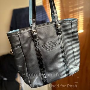 Vintage Coach Lunchbox Tote Bag Purse